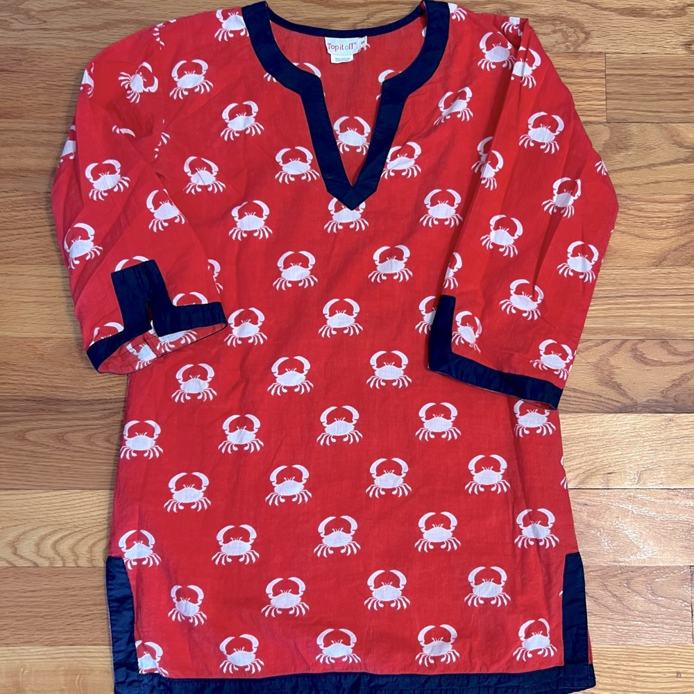 Light, cotton coverup